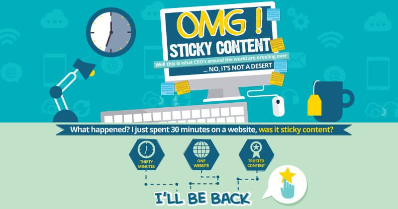 sticky website
